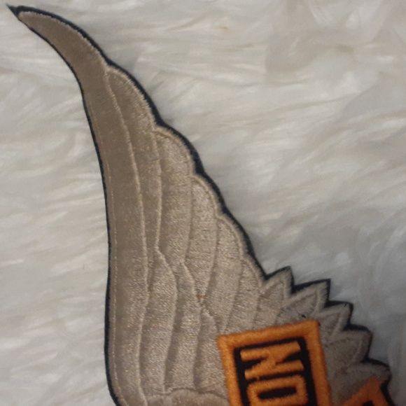 Vtg Harley-Davidson Iconic Wing Logo Patch - Picture 5 of 9